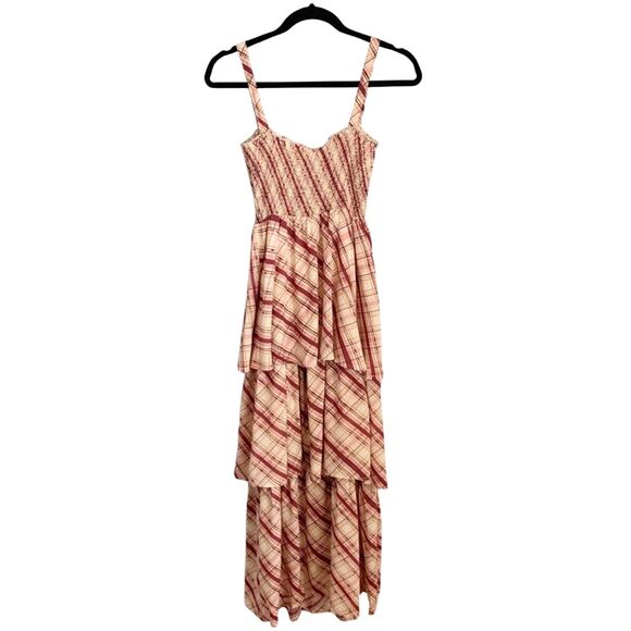 Auguste the Label Sloane Tiered Maxi Dress XS Red NWT - Picture 4 of 10